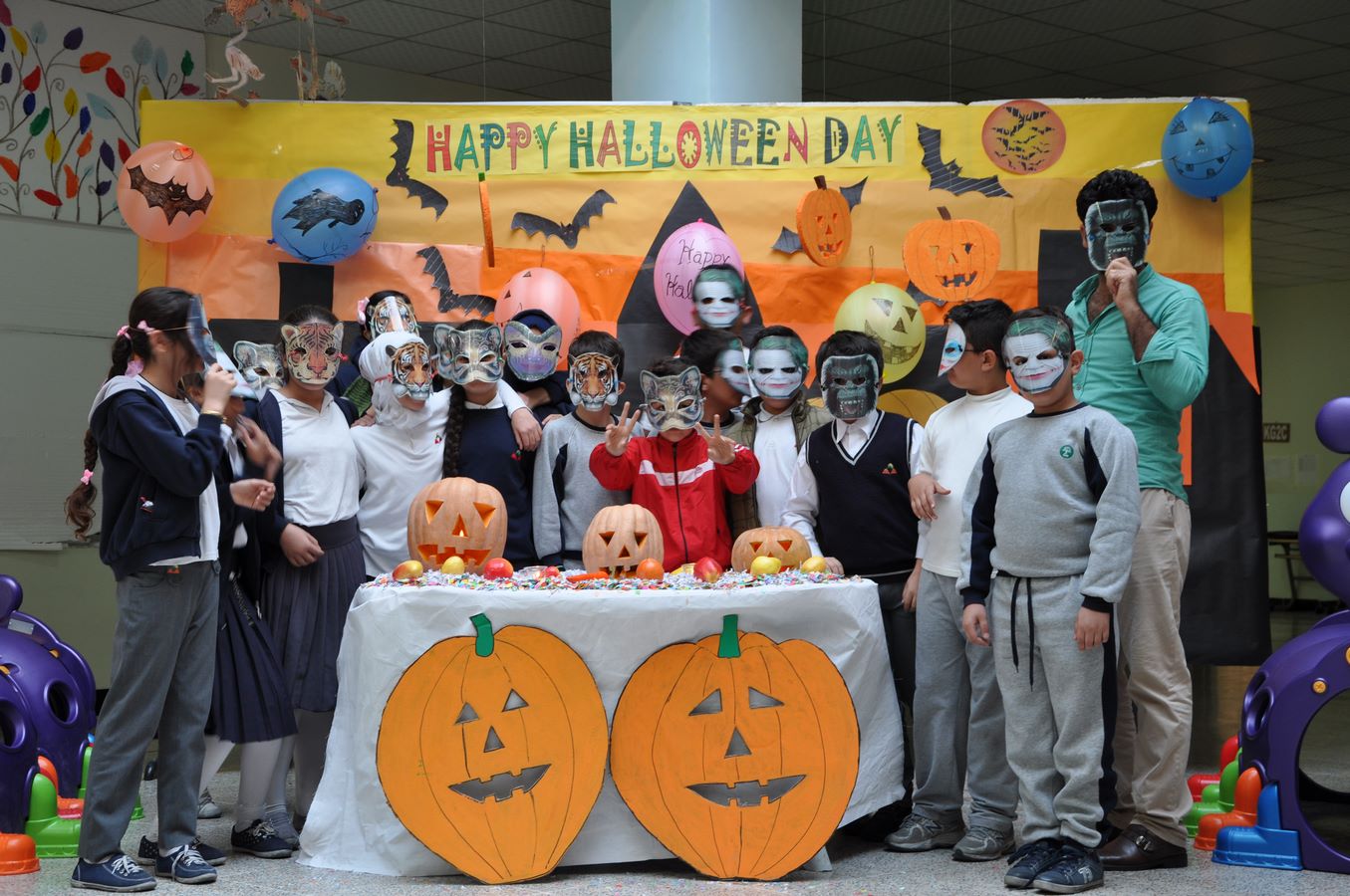 Students Celebrate Halloween Day Kalar International School